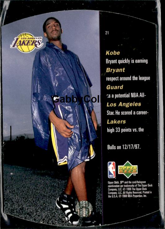 1997-98 SPx #21 Kobe Bryant Silver