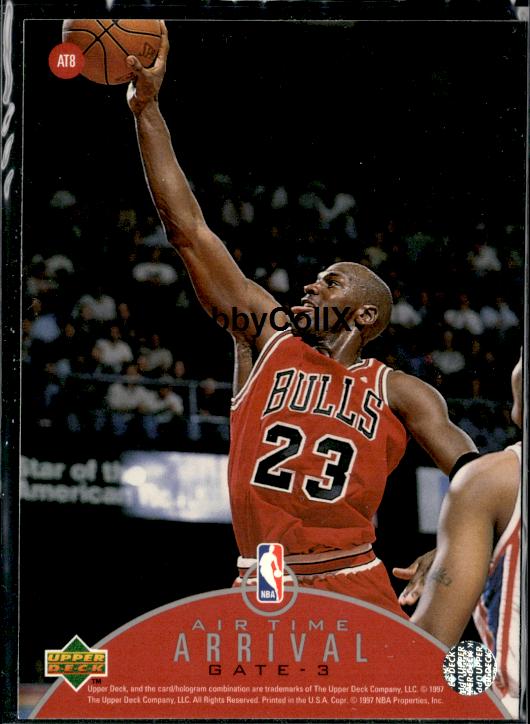 1997-98 Upper Deck #AT8 Michael Jordan Jordan Air Time #iskp - Back