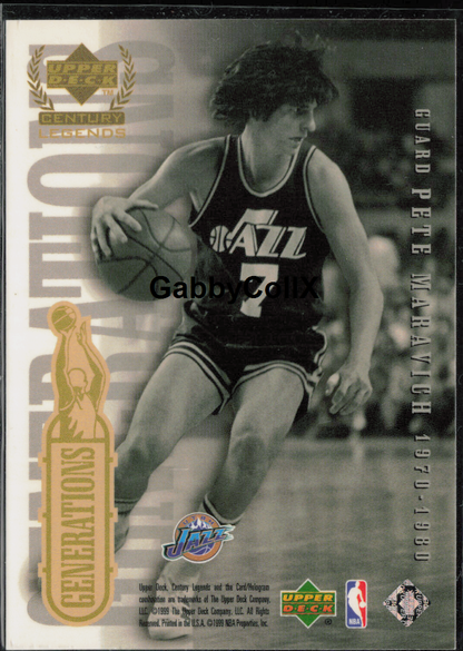 1998-99 Upper Deck Century Legends GENERATIONS Complete 12-Card Set