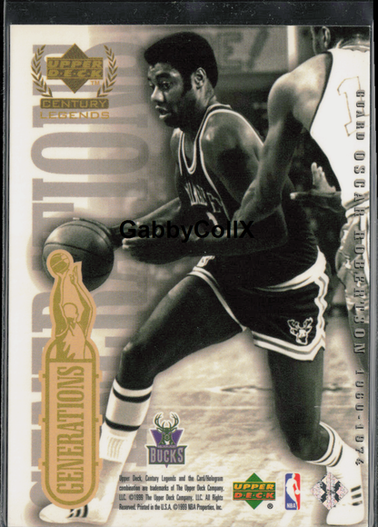 1998-99 Upper Deck Century Legends GENERATIONS Complete 12-Card Set