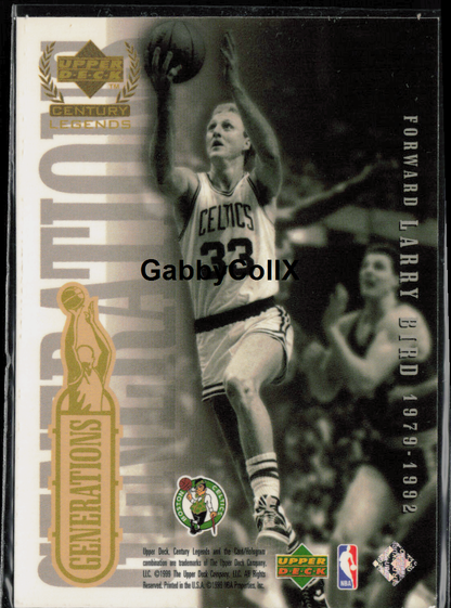 1998-99 Upper Deck Century Legends GENERATIONS Complete 12-Card Set
