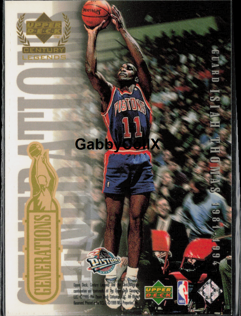 1998-99 Upper Deck Century Legends GENERATIONS Complete 12-Card Set