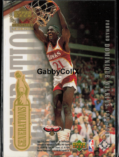 1998-99 Upper Deck Century Legends GENERATIONS Complete 12-Card Set