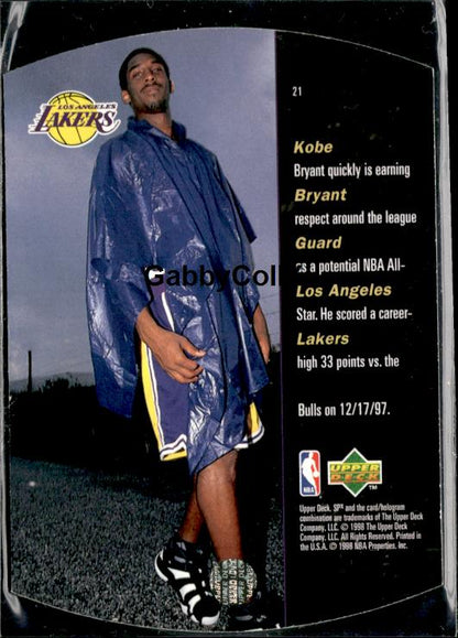 1997-98 SPx #21 Kobe Bryant Silver