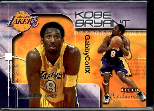2001-02 Fleer Exclusive #115 Kobe Bryant