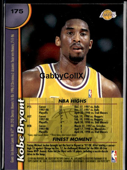 1998-99 Finest #175 Kobe Bryant