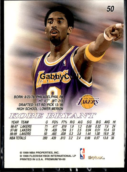 1999-00 SkyBox Premium #50 Kobe Bryant
