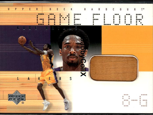 2000-01 Upper Deck Hardcourt #KB-F Kobe Bryant Game Floor #99bp