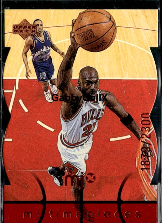 1998 Upper Deck MJx #108 Michael Jordan Timepieces Red #/2300 #inoc