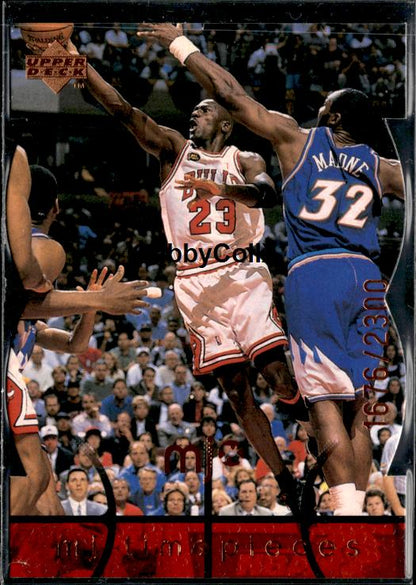 1998 Upper Deck MJx #101 Michael Jordan Timepieces Red #/2300 #inoe