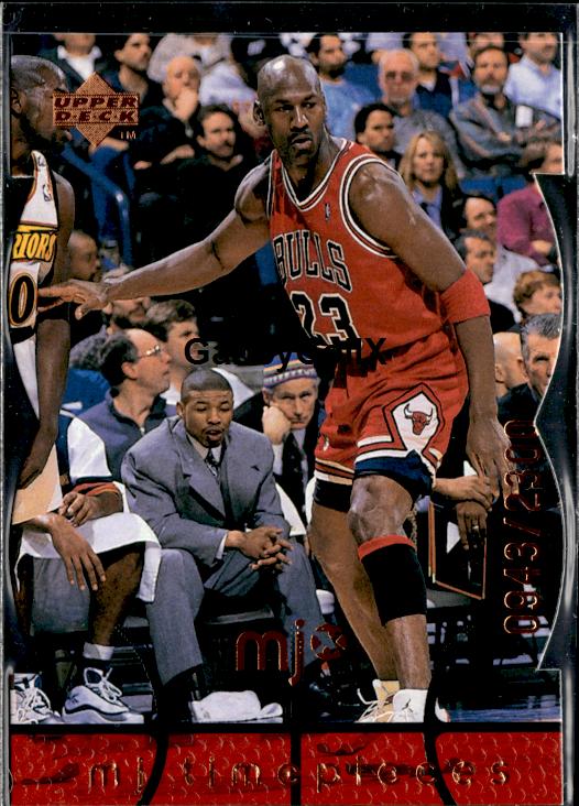 1998 Upper Deck MJx #74 Michael Jordan Timepieces Red #/2300 #inof