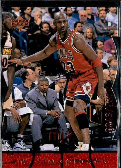 1998 Upper Deck MJx #74 Michael Jordan Timepieces Red #/2300 #inof