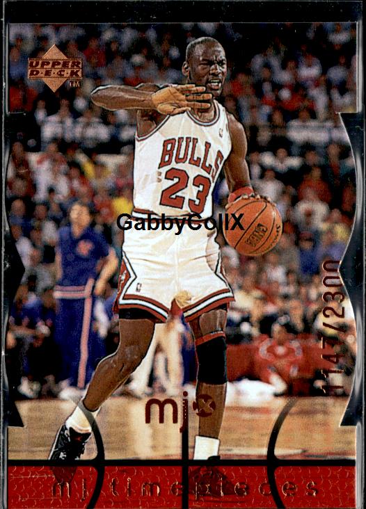 1998 Upper Deck MJx #30 Michael Jordan Timepieces Red #/2300 #inol