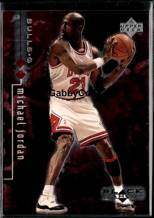 1998-99 Upper Deck Black Diamond #10 Michael Jordan Double Diamond #/3000 #inov