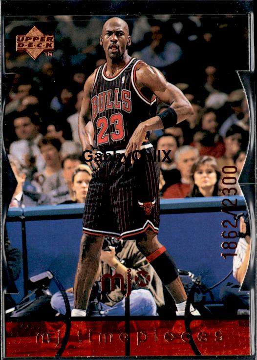 1998 Upper Deck MJx #83 Michael Jordan Timepieces Red #/2300 #inph