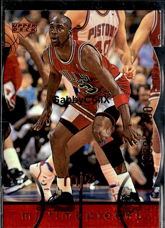 1998 Upper Deck MJx #11 Michael Jordan Timepieces Red #/2300 #inpi