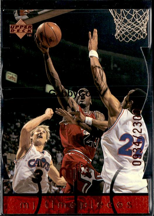 1998 Upper Deck MJx #69 Michael Jordan Timepieces Red #/2300 #inpl