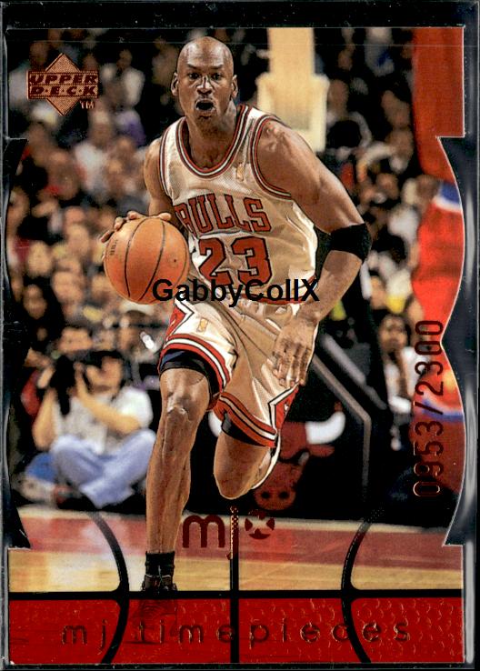 1998 Upper Deck MJx #91 Michael Jordan Timepieces Red #/2300 #inpt