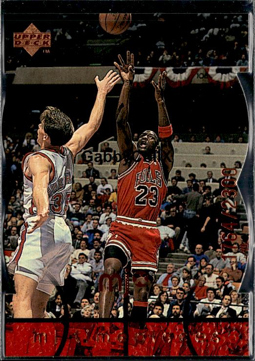 1998 Upper Deck MJx #19 Michael Jordan Timepieces Red #/2300 #inpv