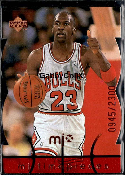 1998 Upper Deck MJx #13 Michael Jordan Timepieces Red #/2300 #inqi