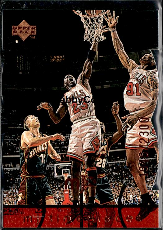 1998 Upper Deck MJx #81 Michael Jordan Timepieces Red #/2300 #inqp