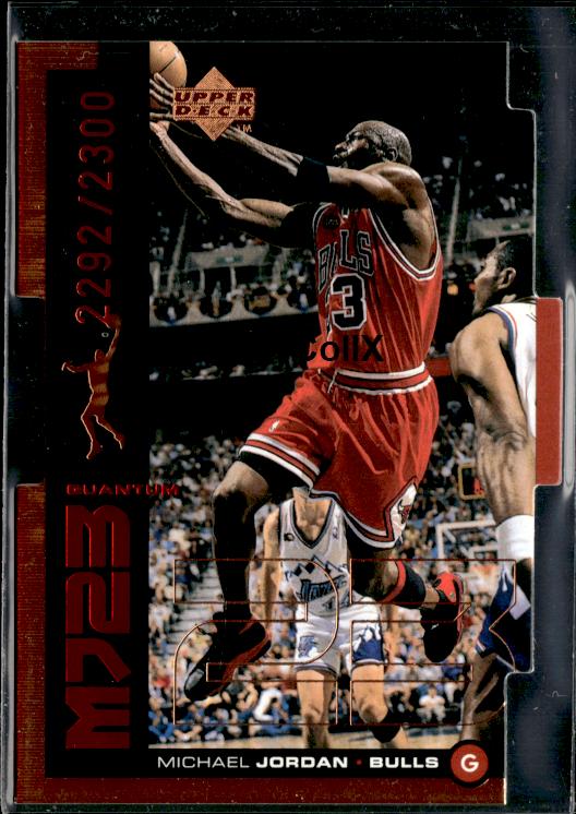 1998-99 Upper Deck #QMM29 Michael Jordan MJ23 Tier 1 (Quantum Bronze) #/2300 #inr5