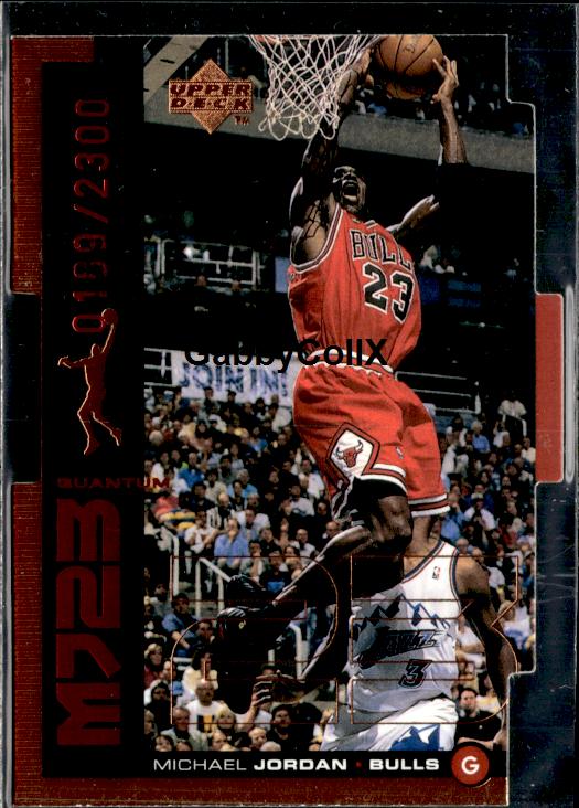 1998-99 Upper Deck #QMM30 Michael Jordan MJ23 Tier 1 (Quantum Bronze) #/2300 #inra
