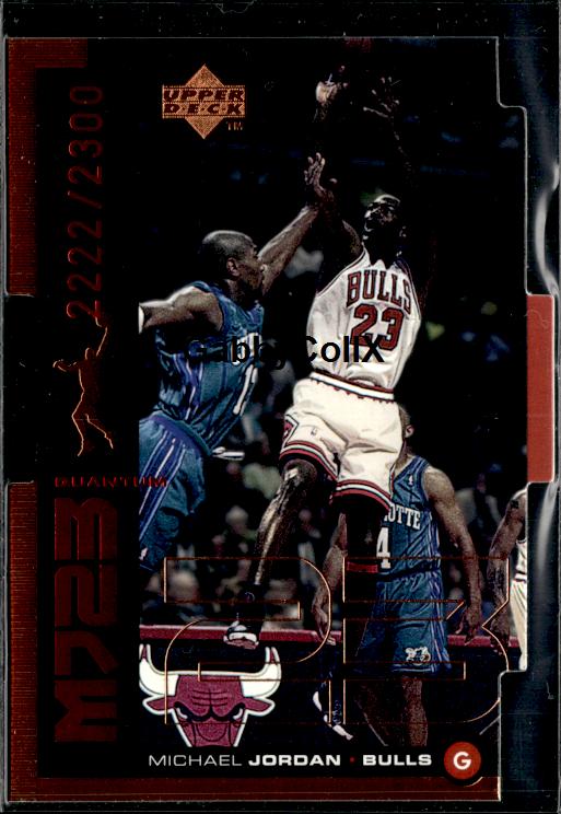 1998-99 Upper Deck #QMM11 Michael Jordan MJ23 Tier 1 (Quantum Bronze) #/2300 #inrc