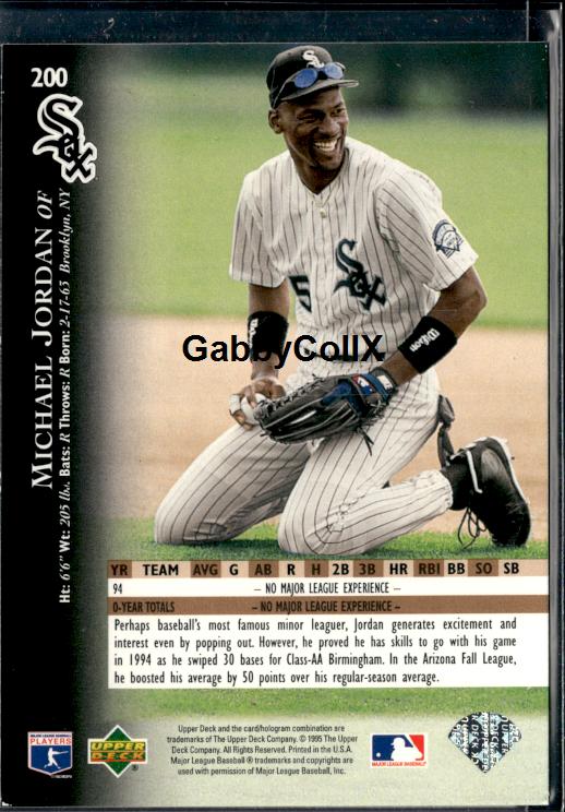 1995 Upper Deck #200 Michael Jordan #iop1 - Back