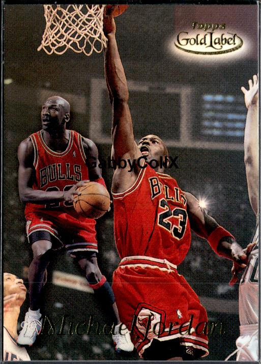 1998-99 Topps #GL1 Michael Jordan Topps Gold Label #iopb