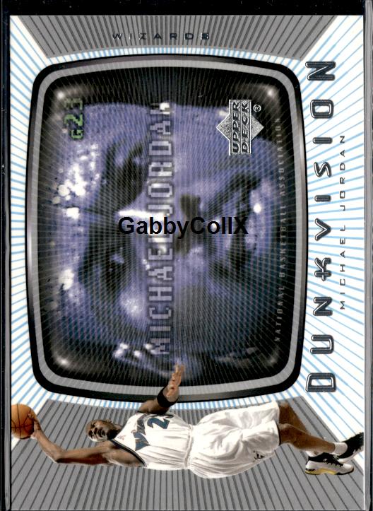 2002-03 Upper Deck #DV1 Michael Jordan Dunkvision #iopy