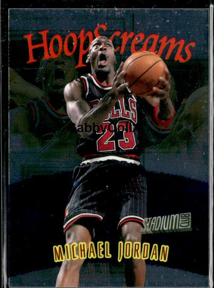 1997-98 Stadium Club #HS10 Michael Jordan Hoop Screams #ior2