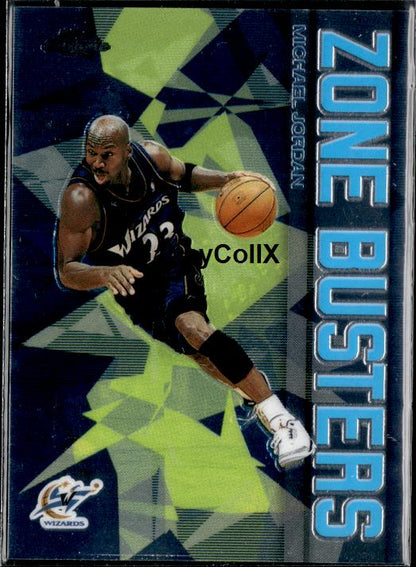 2002-03 Topps Chrome #ZB13 Michael Jordan Zone Busters #iorz