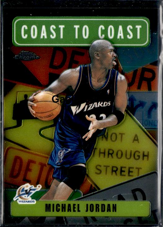2002-03 Topps Chrome #CC8 Michael Jordan Coast to Coast #ios5