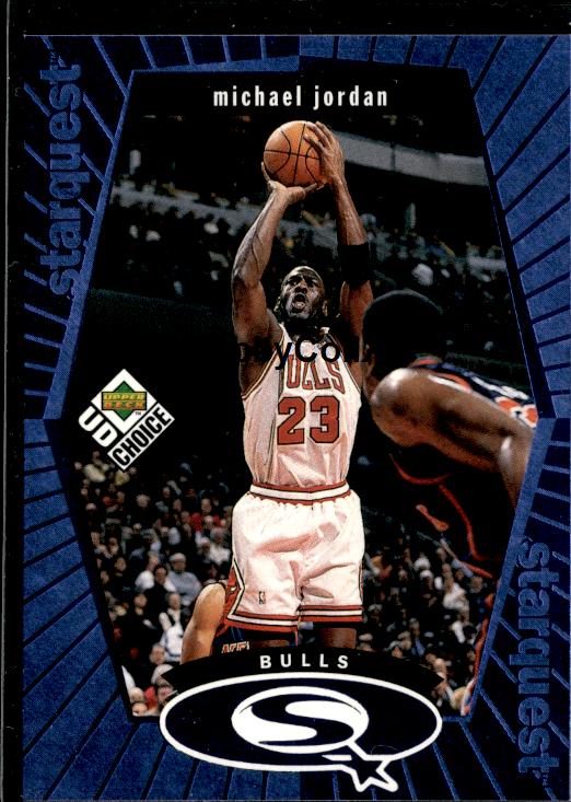 1998-99 UD Choice #SQ30 Michael Jordan StarQuest Blue #iowp