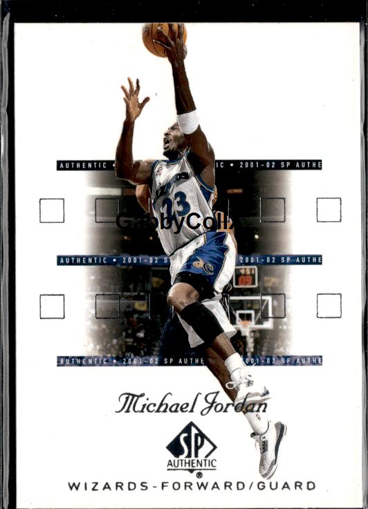2001-02 SP Authentic #90 Michael Jordan #ip3a
