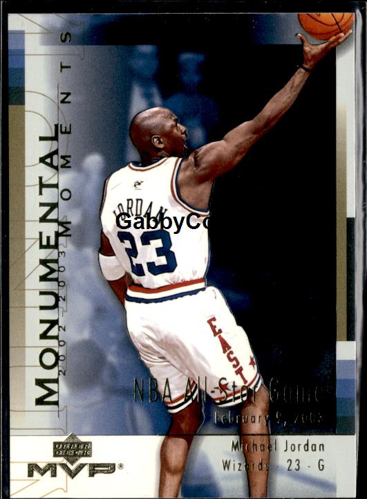 2003-04 Upper Deck MVP #MM2 Michael Jordan Monumental Moments #ip5z