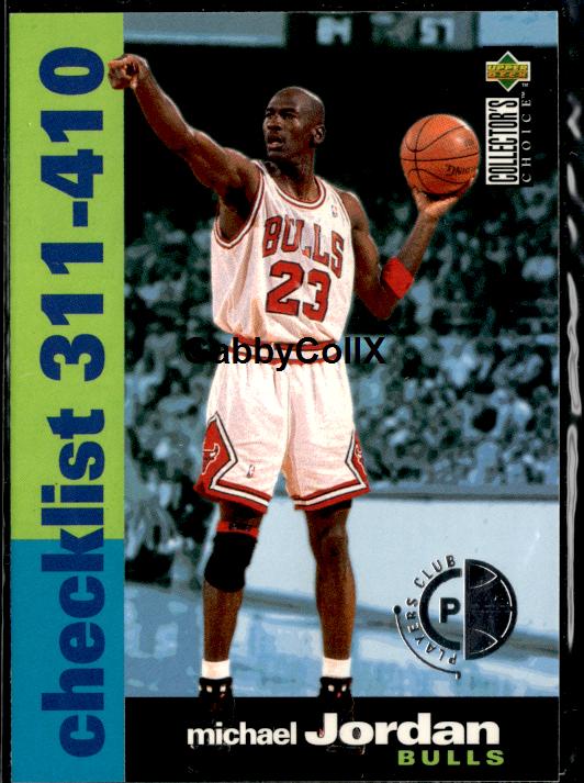 1995-96 Collector's Choice #410 Michael Jordan Player's Club #ip8c