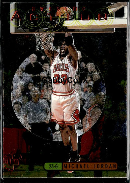 1997-98 Upper Deck UD3 #A1 Michael Jordan Awesome Action #ip8n