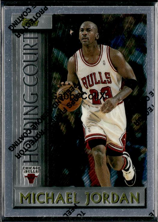 1996-97 Topps #HC2 Michael Jordan Holding Court #ip9q
