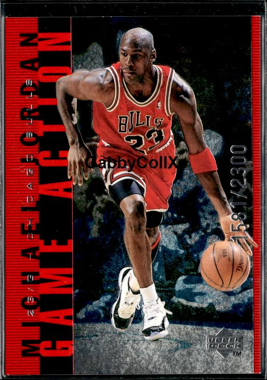 1998 Upper Deck MJ #G4 Game Action Red #/2300 #isej