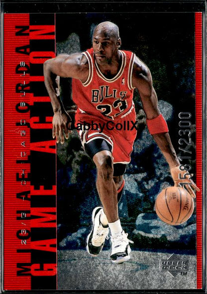 1998 Upper Deck MJ #G4 Game Action Red #/2300 #isej