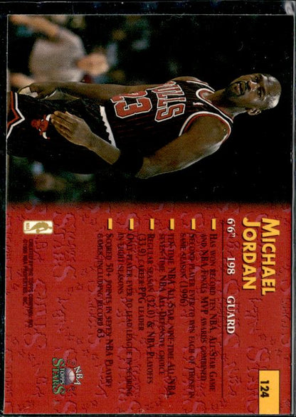 1996-97 Topps Stars #124 Michael Jordan #ish7 - Back