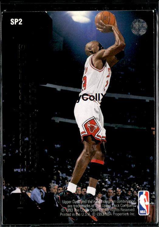 1992-93 Upper Deck #SP2 Michael Jordan #isju - Back