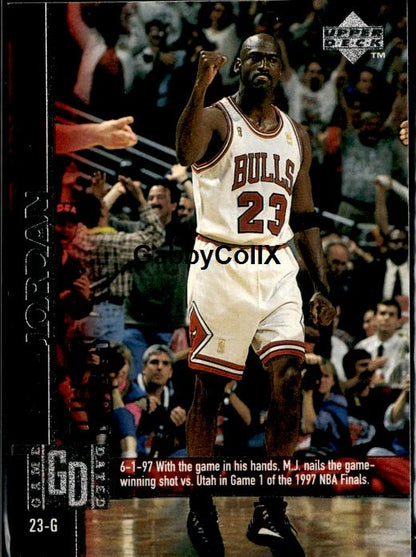 1997-98 Upper Deck #18 Michael Jordan Game Dated Memorable Moments #iske