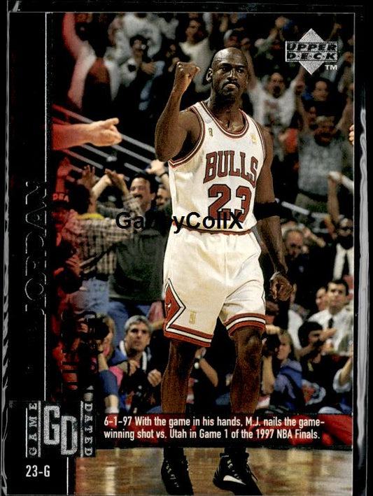 1997-98 Upper Deck #18 Michael Jordan Game Dated Memorable Moments #iskg