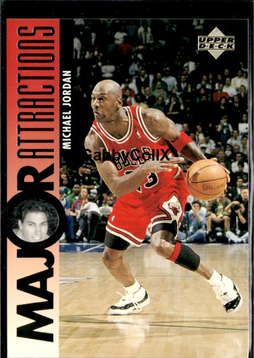 1995-96 Upper Deck #337 Michael Jordan / David Hanson MA Electric Court #istj