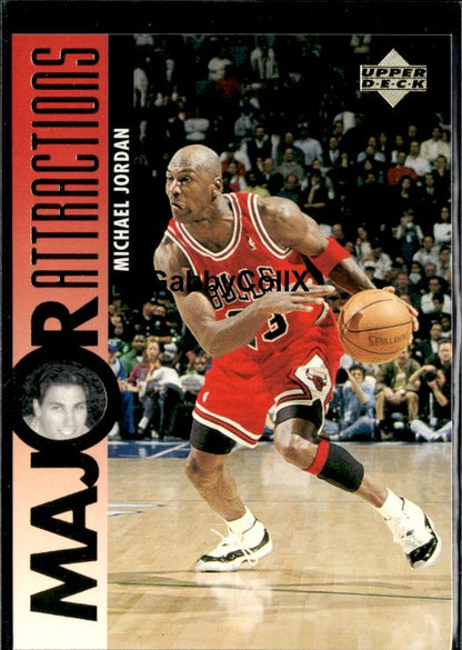 1995-96 Upper Deck #337 Michael Jordan / David Hanson MA Electric Court #istj