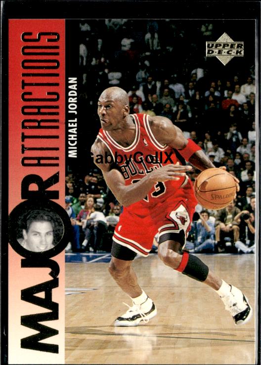 1995-96 Upper Deck #337 Michael Jordan / David Hanson MA Electric Court #istk