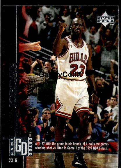 1997-98 Upper Deck #18 Michael Jordan Game Dated Memorable Moments #iuai